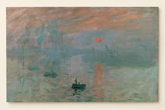 Mural de azulejos "Impresión de Monet — vista 3