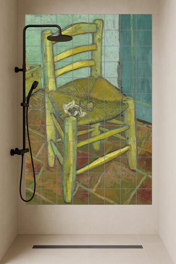 Mural de cerámica "La silla de Van Gogh" — vista 3