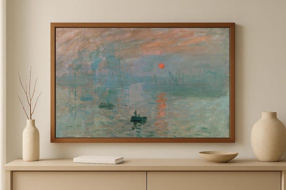Mural de azulejos "Impresión de Monet — vista 4