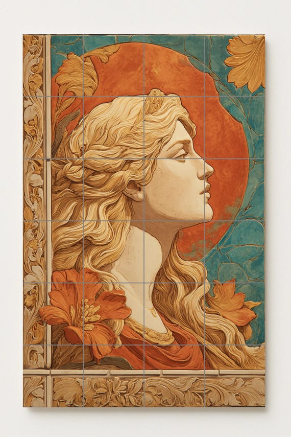 Mural cerámico Aurelia