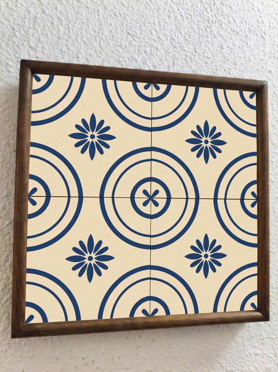 Azul geométrico clásico — vista 4