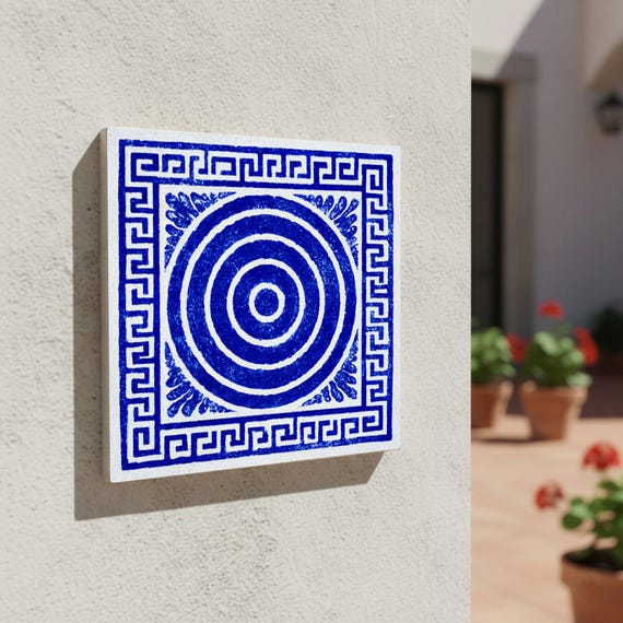 Thessaloniki Greece — Azulejo decorativo de Cerámicas La Noria