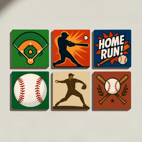 Béisbol retro / Decoración deportiva — vista 3