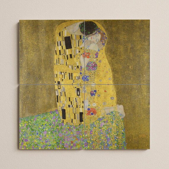 Mural de azulejos "El Beso" de Klimt — vista 3