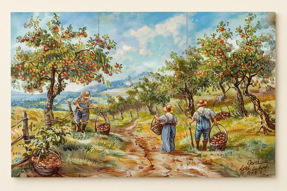 Mural de huerto tirolés — vista 3