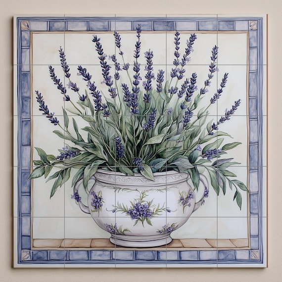 Mural de lavanda provenzal — vista 3