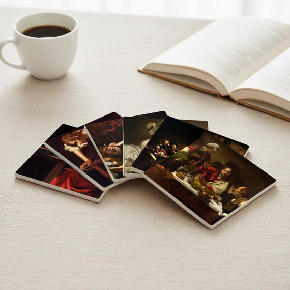 Baroque Masterpieces Ceramic Coaster Set — vista 3
