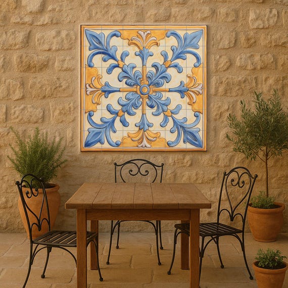 Mural cerámico mediterráneo — vista 2