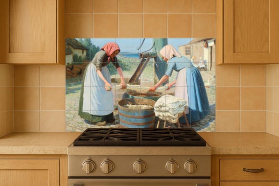 Mural de granja nórdica