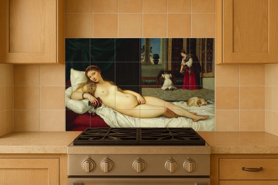 Mural de la Venus de Urbino — vista 4
