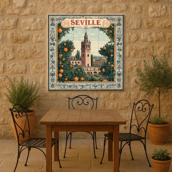 Mural de azulejos de Sevilla — vista 2