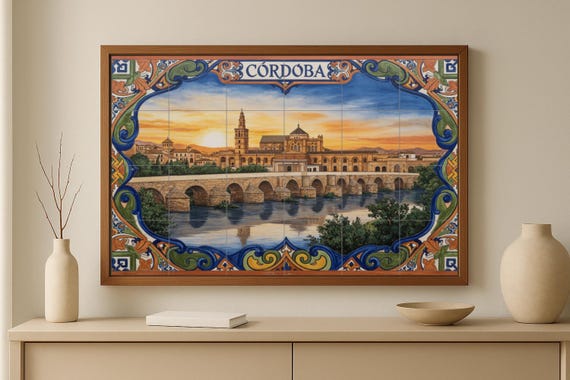 Córdoba — Mural cerámico de Cerámicas La Noria