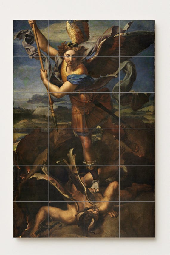 San Miguel venciendo a Satanás — vista 4