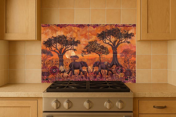 Mural de elefantes — vista 4