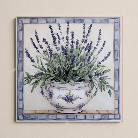Mural de lavanda provenzal — vista 2