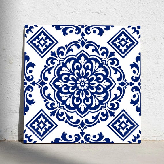Seville azul medallón