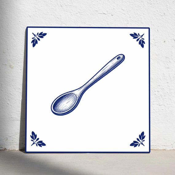 Valencia Spoon — Azulejo decorativo de Cerámicas La Noria