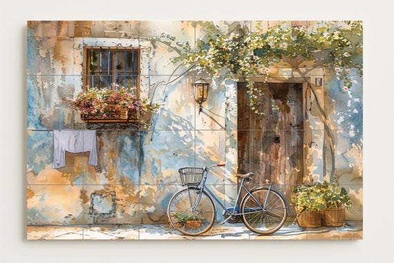 Mural de puerta provenzal — vista 2