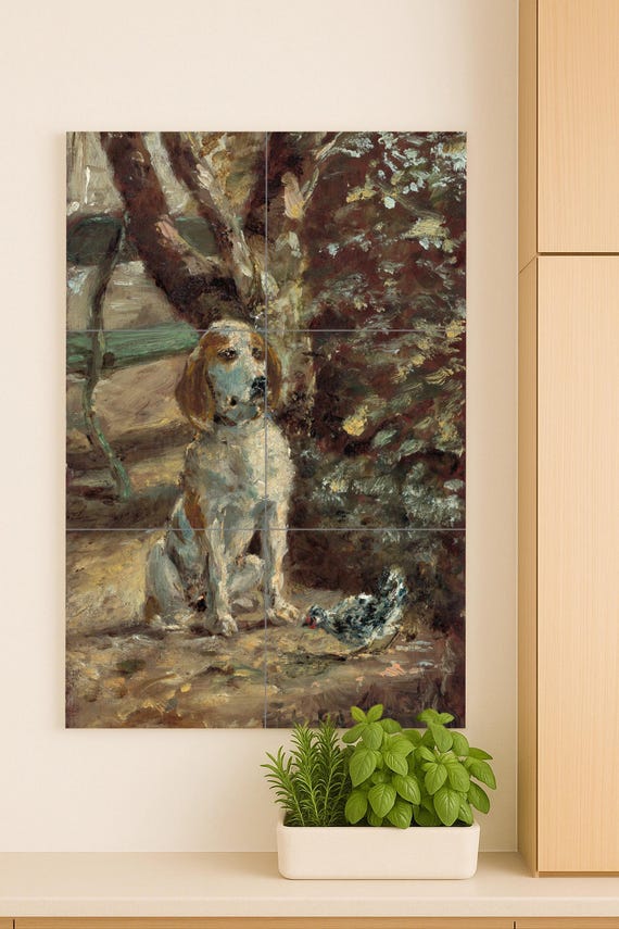 Perro y pájaro — vista 4