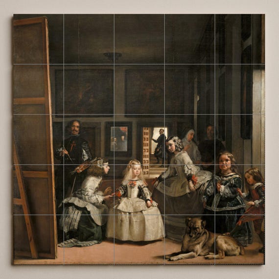 Mural de azulejos cerámicos de Las Meninas — vista 3
