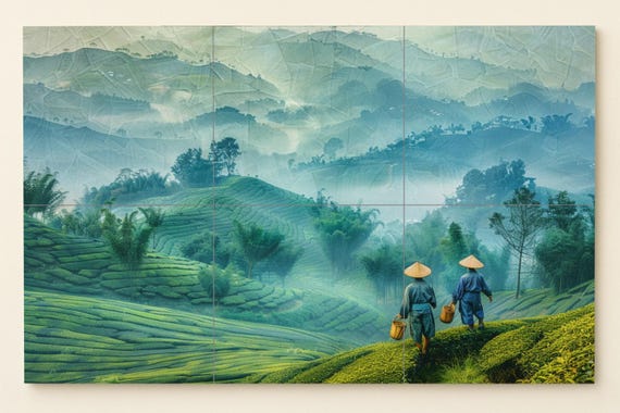 Mural de campo en terrazas — vista 3
