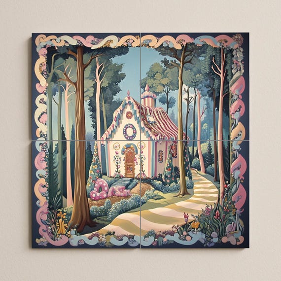 Mural cerámico de Hansel y Gretel — vista 4