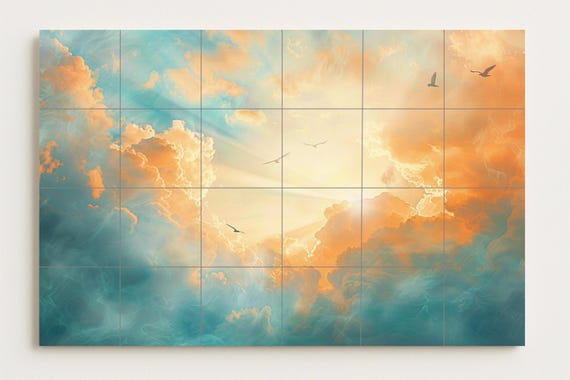 Mural de cielo sagrado — vista 2