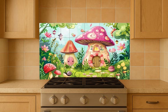Mural de bosque encantado — vista 4