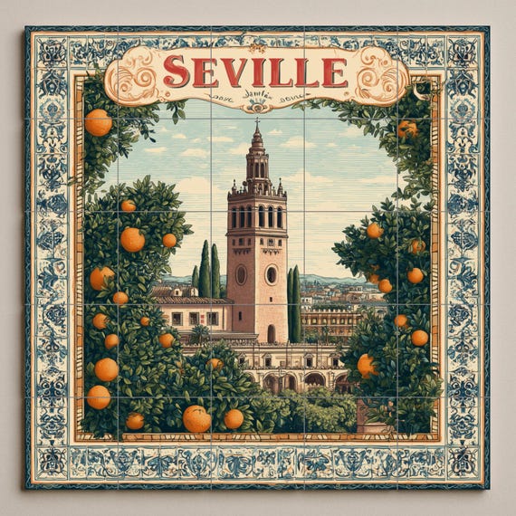 Mural de azulejos de Sevilla — vista 3