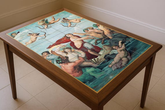 Mural de azulejos de cerámica El triunfo de Galatea — vista 3