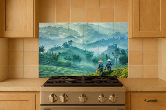 Mural de campo en terrazas — vista 4