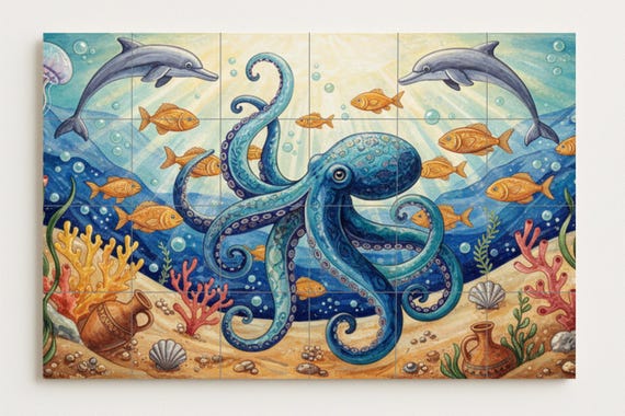 Pulpos y delfines — vista 2