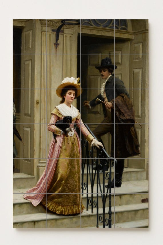 Escena victoriana romántica — vista 2
