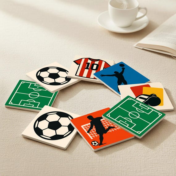 Fútbol / Regalo para fanáticos del fútbol, decoración para el día del — vista 4