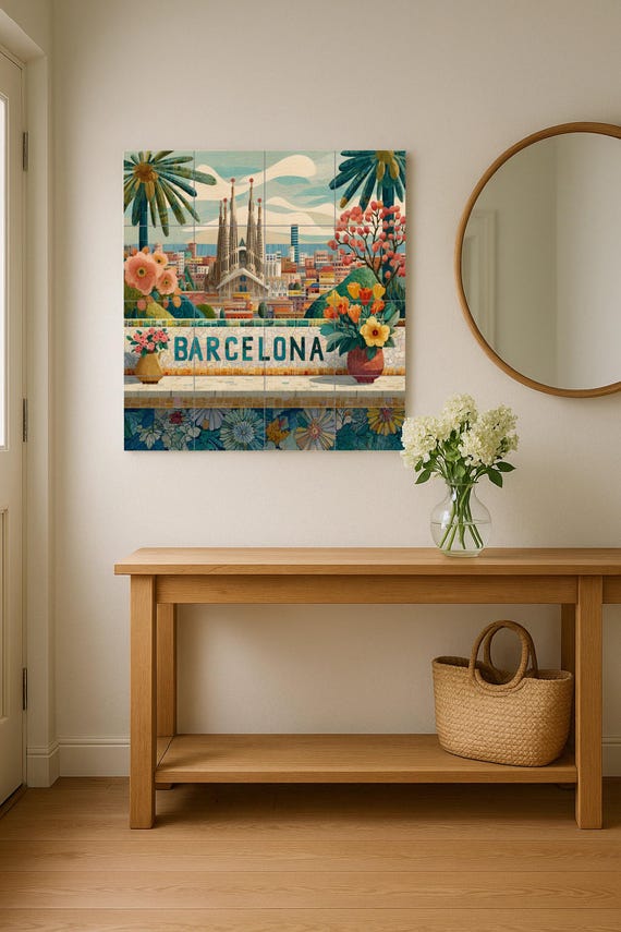 Mural de azulejos de Barcelona — vista 2