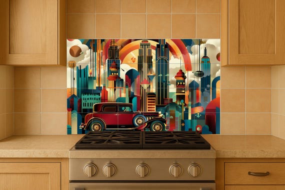 Mural Art Déco de Nueva York — vista 4