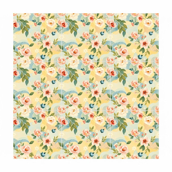 Pastel floral — vista 3