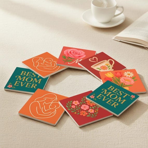 Diseño floral, regalo para el Día de la Madre y decoración para la mes — vista 4
