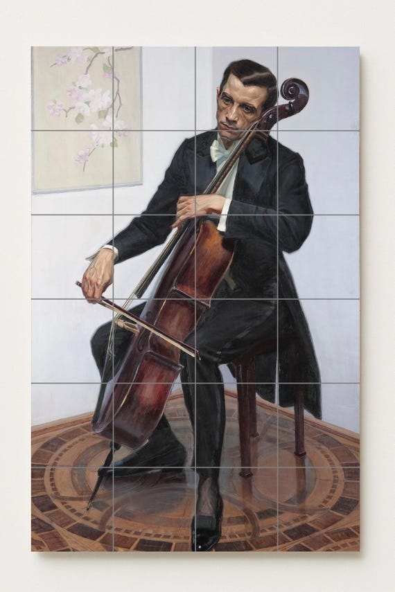 El violonchelista — vista 2