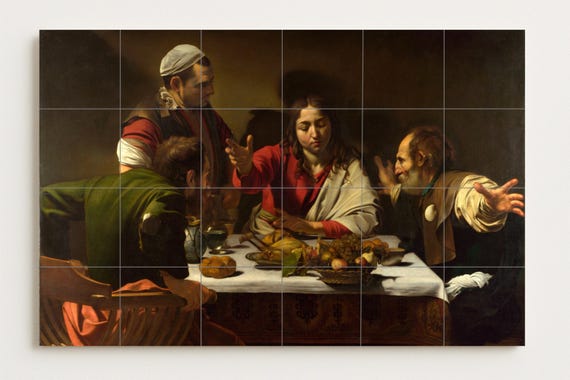 Mural de cerámica "La cena de Emaús" — vista 4