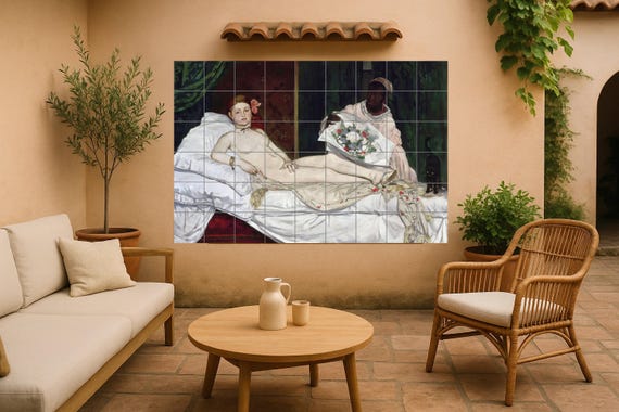 Mural de azulejos de cerámica Olympia — vista 3