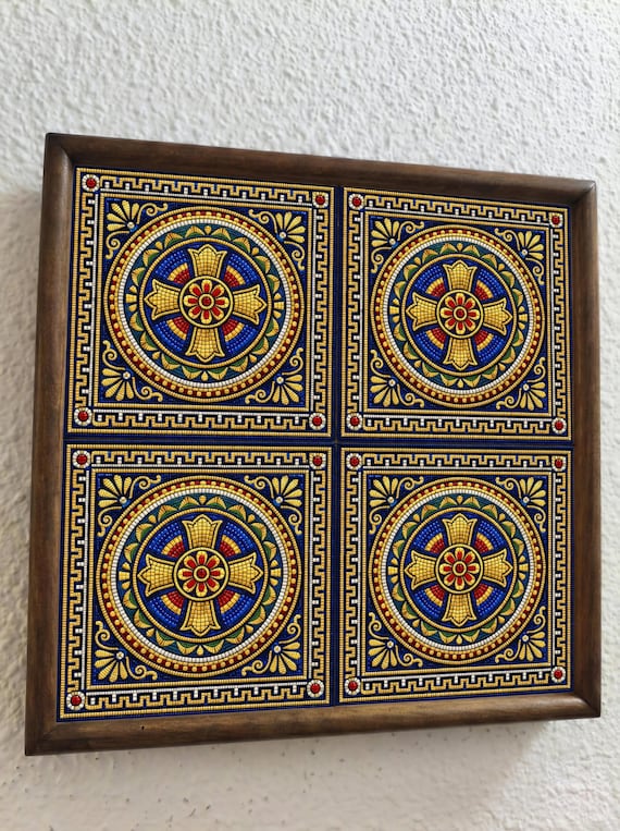 Vatican mosaico cruz — vista 4