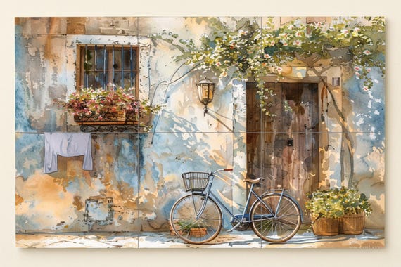 Mural de puerta provenzal — vista 3