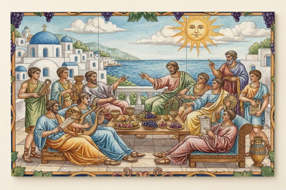 Banquete de los Filósofos — vista 4