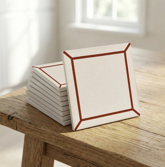 Terracota marco minimalista — vista 2