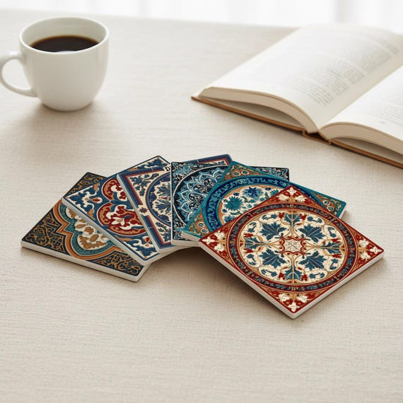 Azulejos con medallones islámicos de Dubái — vista 3