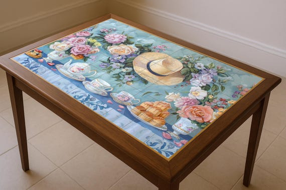 Mural vintage inglés de la hora del té — vista 4