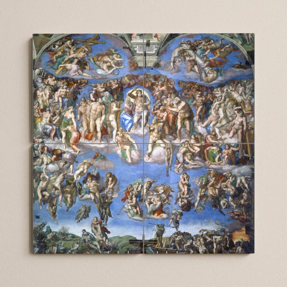 Mural de azulejos del Juicio Final — vista 3