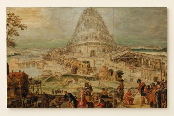 Mural de la Torre de Babel — vista 3