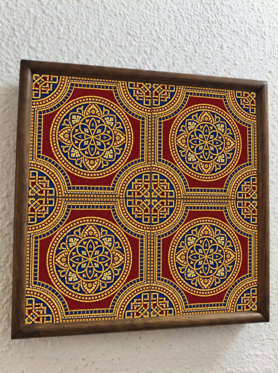 Istanbul Ottoman mosaico — Azulejo decorativo de Cerámicas La Noria